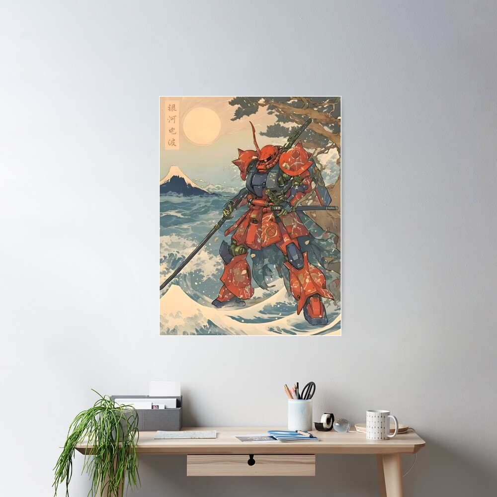 Gundam Film Anime Wave Artwork Poster - Image 2