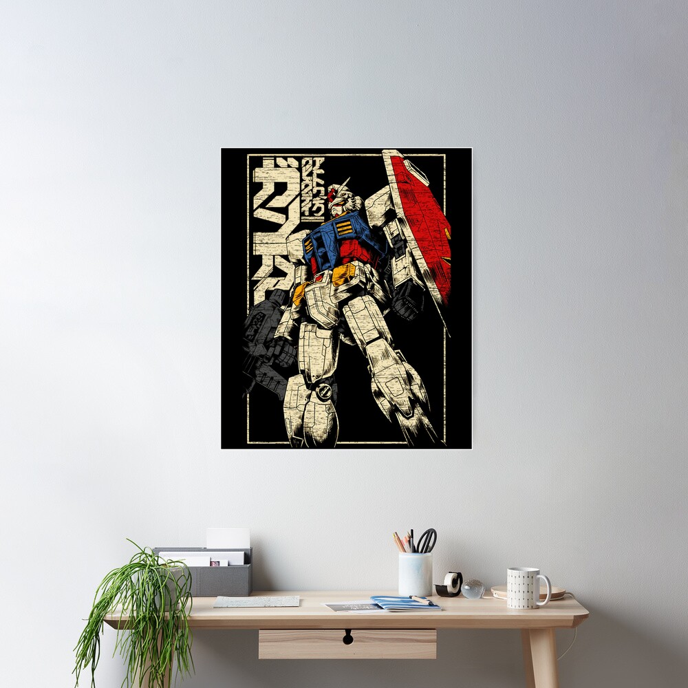 Gundam Old School Retro Poster - Image 2