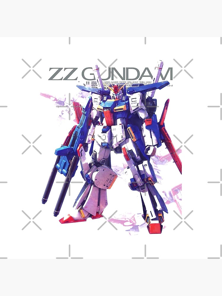 Gundam Zz Series Unit Throw Pillow - Image 2