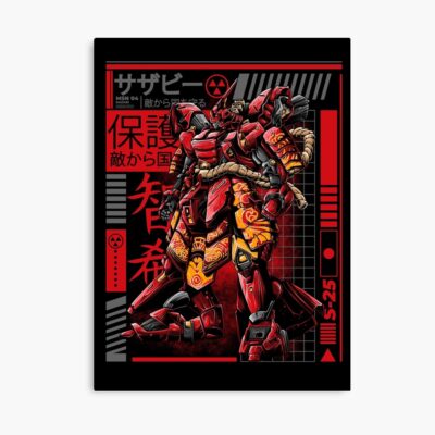 Msn-04 Sazabi Japanese Theme Poster