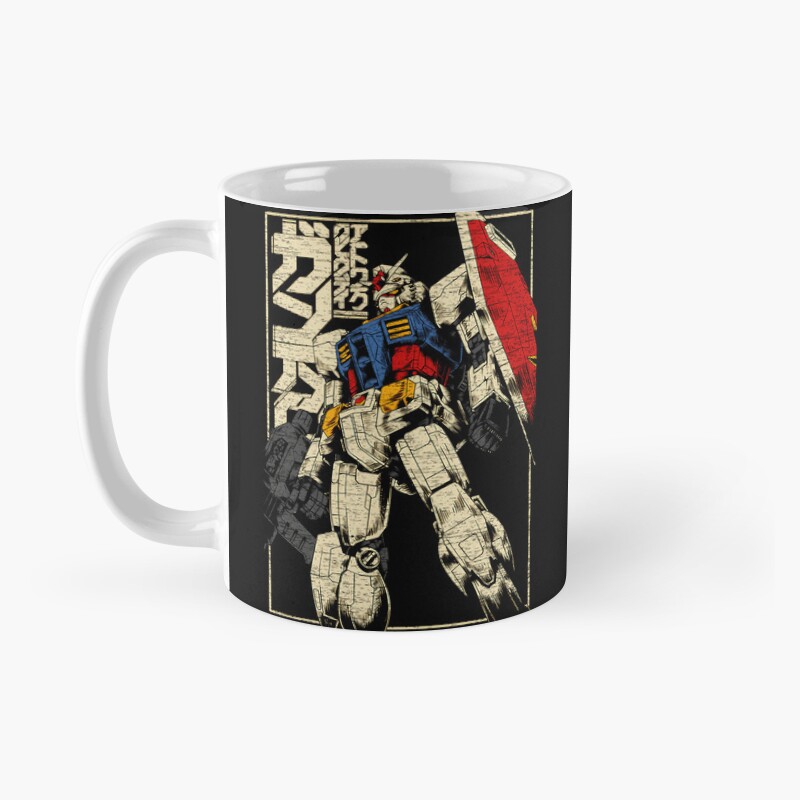 Gundam Vintage Old School Classic Mug - Image 2