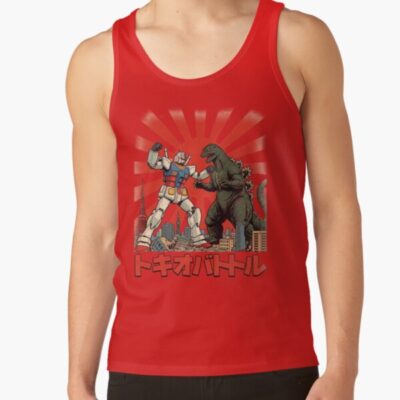 Gundam Vs Kaiju Dominion Tank Top