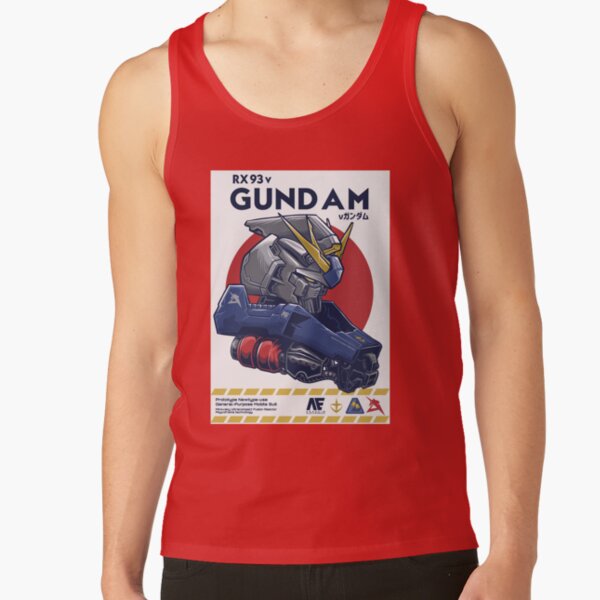 Rx 93 V Gundam Rising Japan Core Tank Top - Image 4
