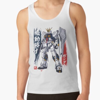 Nu Gundam Kanji Override Tank Top