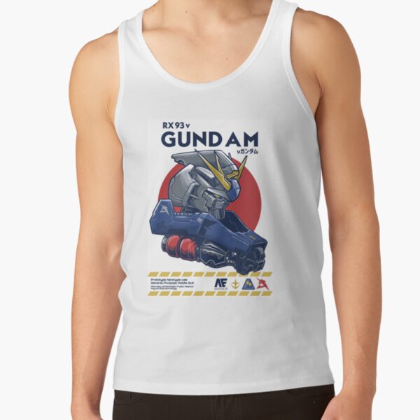 Rx 93 V Gundam Rising Japan Core Tank Top - Image 2