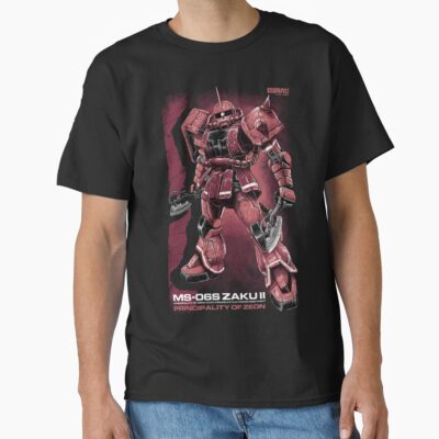 Char Zaku Crimson Commander T-shirt