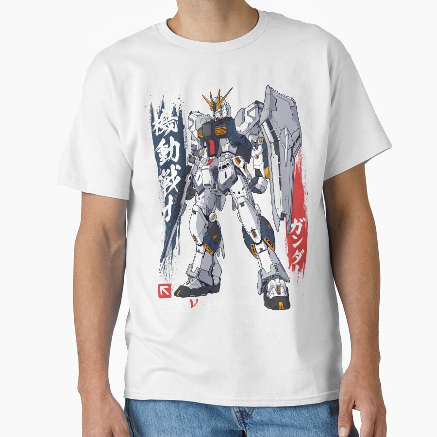 Nu Gundam Kanji Override T-shirt - Image 2