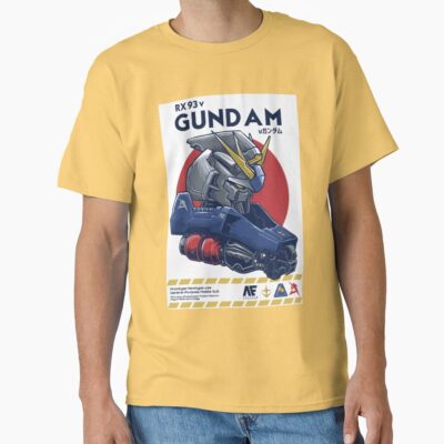 Rx 93 V Gundam Rising Japan Core T-shirt