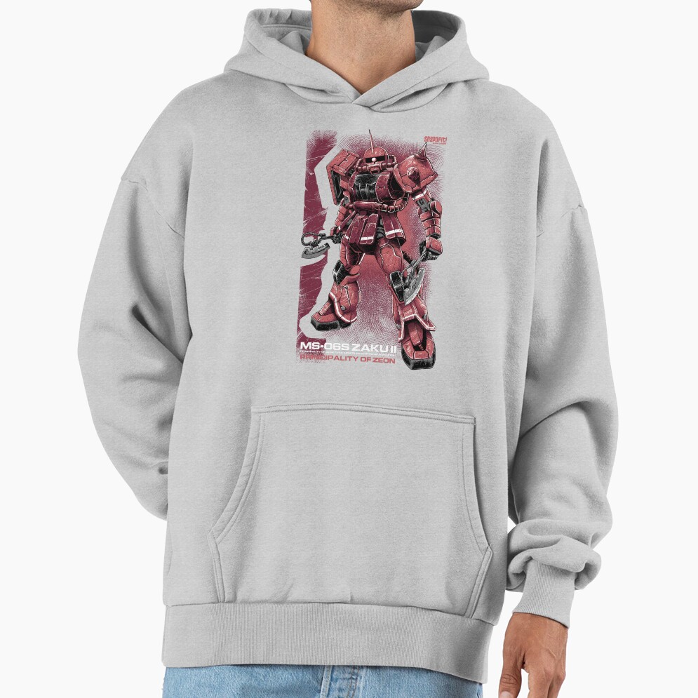 Char Zaku Crimson Commander Hoodie - Image 4