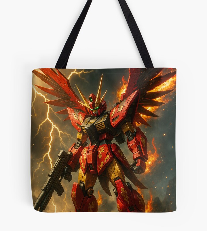 Gundam Zeraphis Custom Unit Tote Bag