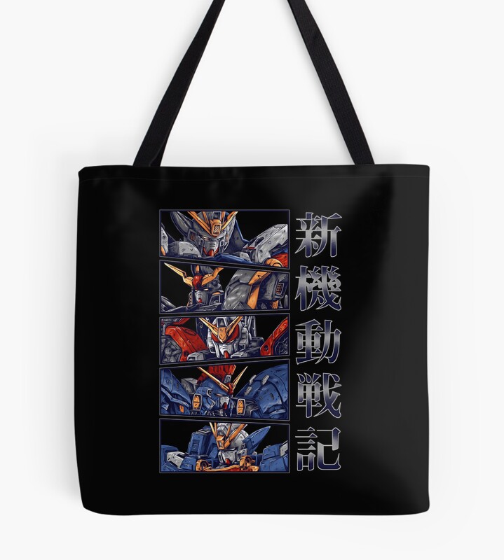 Gundam Wing Series Collection Tote Bag