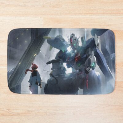 Gundam The Witch From Mercury Anime Bath Mat