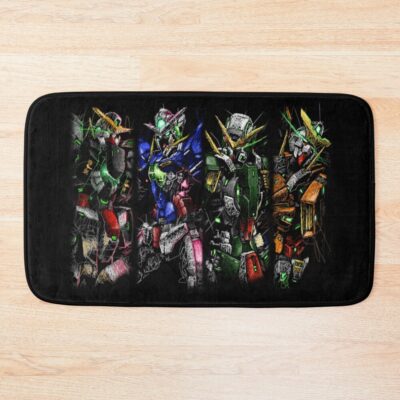 Gundam 00 Series Mecha Bath Mat