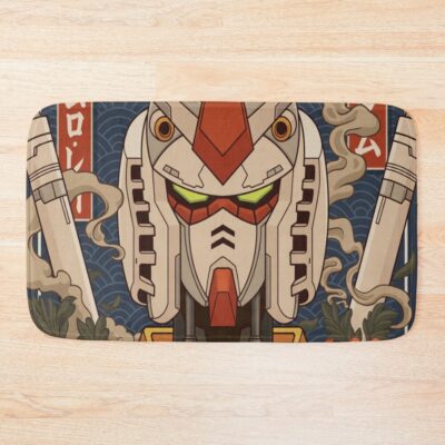 Gundam Floral Tribute Art Bath Mat