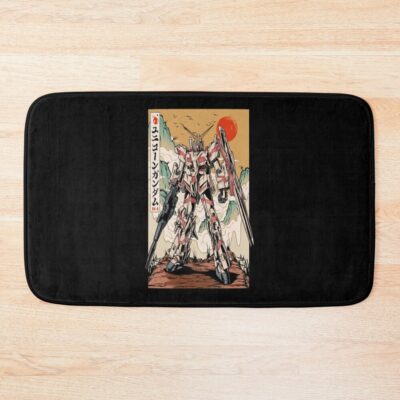 Unicorn Gundam Chinese Style Art Bath Mat