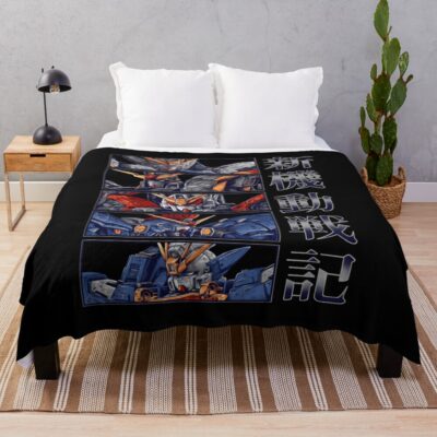 Gundam Wing Series Collection Throw Blanket