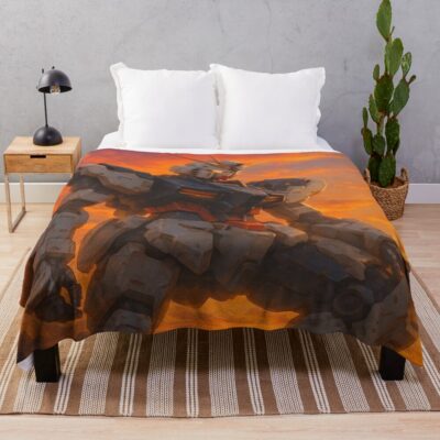 Gundam Sky Golden Edition Throw Blanket