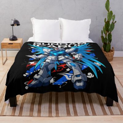 Icarus Gundam Flight Unit Throw Blanket
