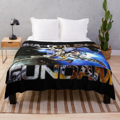 Ex-s Gundam Mxa-0011 Unit Throw Blanket