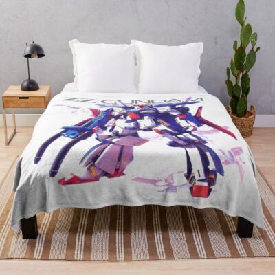 Gundam Zz Series Unit Throw Blanket