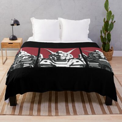 Trio Formation Gundam Throw Blanket