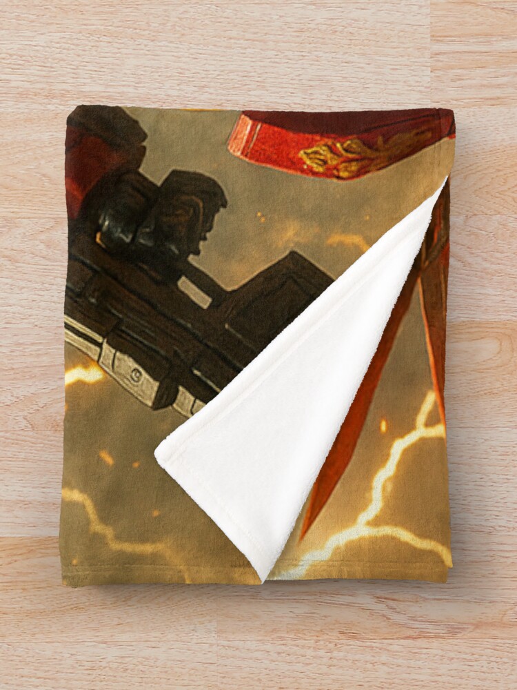 Gundam Zeraphis Custom Unit Throw Blanket - Image 2