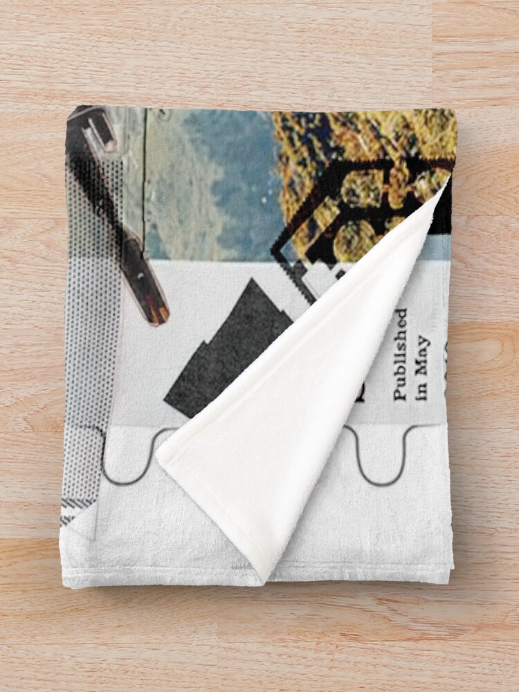 Gundam Collage Artwork Throw Blanket - Image 2