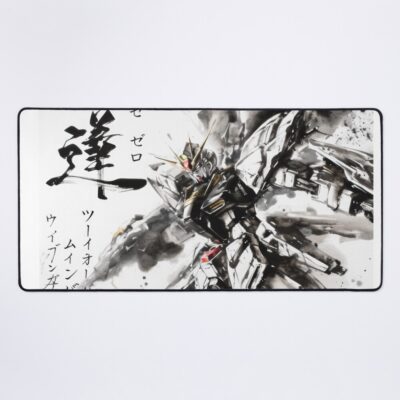 Wing Gundam Zero Sumi-e Ink Art Mouse Pad