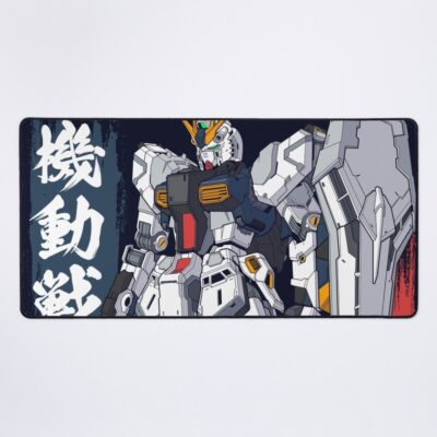 Rx-93 Nu Gundam Kanji Art Mouse Pad