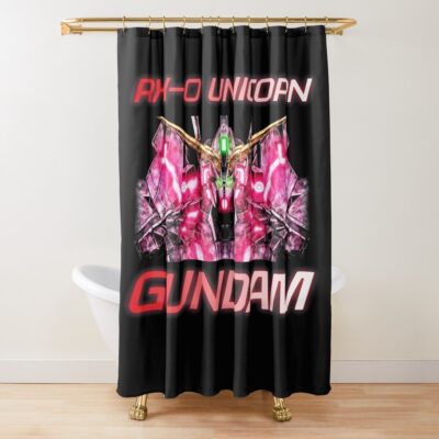 Gundam Unicorn Rx-0 Rev2 Shower Curtain