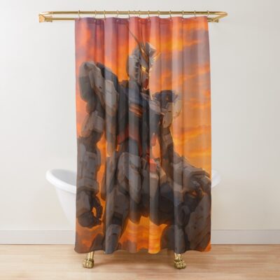 Gundam Sky Golden Edition Shower Curtain