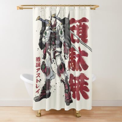 Gundam Samurai Robot Warrior Shower Curtain