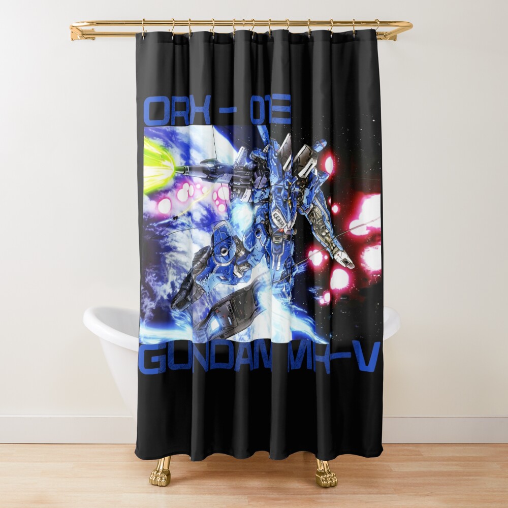 Gundam Mk-v Orx-013 Unit Shower Curtain