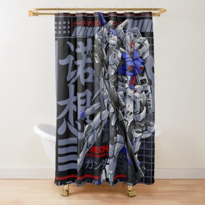 Gundam Mecha Unit Shower Curtain