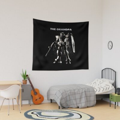 Gundam Grandpa Rx-78 Moon Base Limited Tapestry
