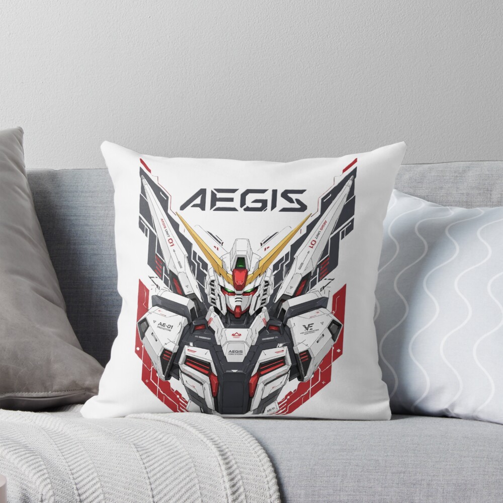 Aegis Ae-01 Gundam Unit Throw Pillow