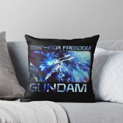 Gundam Freedom Core Unit Throw Pillow