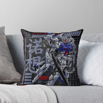 Gundam Mecha Unit Throw Pillow