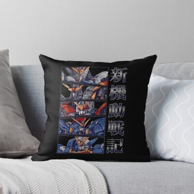 Gundam Wing Series Collection Throw Pillow